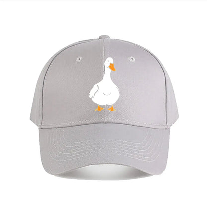 Cute Cartoon Duck Vinyl Sticker Baseball Cap