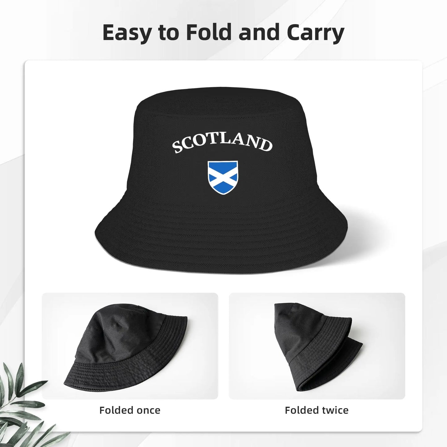 Scotland Flag Scottish Football Soccer Bucket Hat