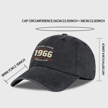Living Legend 1966 Washed Baseball Cap