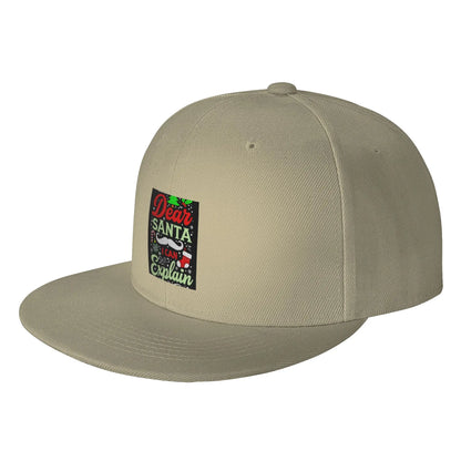 Dear Santa I Can Explain Snapback Cap