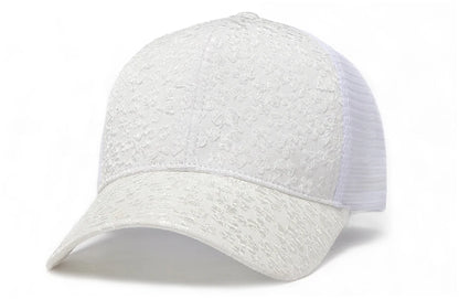 New Print Mesh Caps Fashion Women Baseball Cap