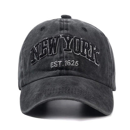 2026 New York Washed Cotton Cap For Men Women