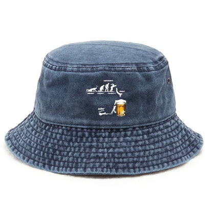Funny Pub Culture Washed Bucket Hat