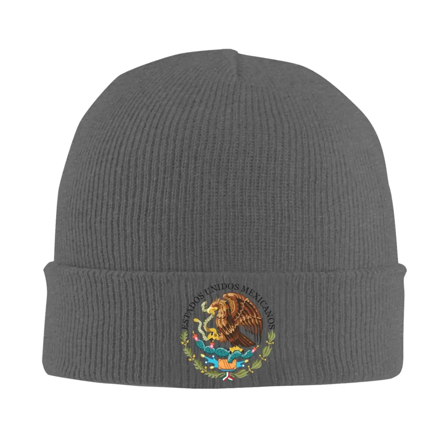 Mexican Flag With Eagle Beanie Hat
