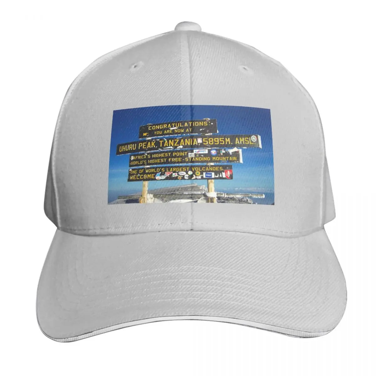 Mount Kilimanjaro Height Adjustable Baseball Cap