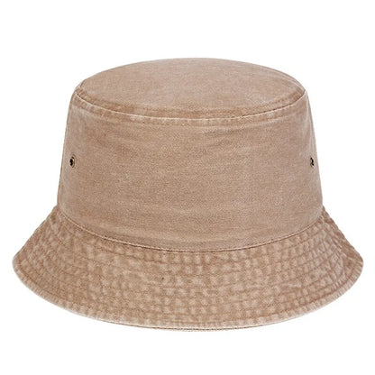 Unisex Solid Color Bucket Hat Outdoor Casual Cap