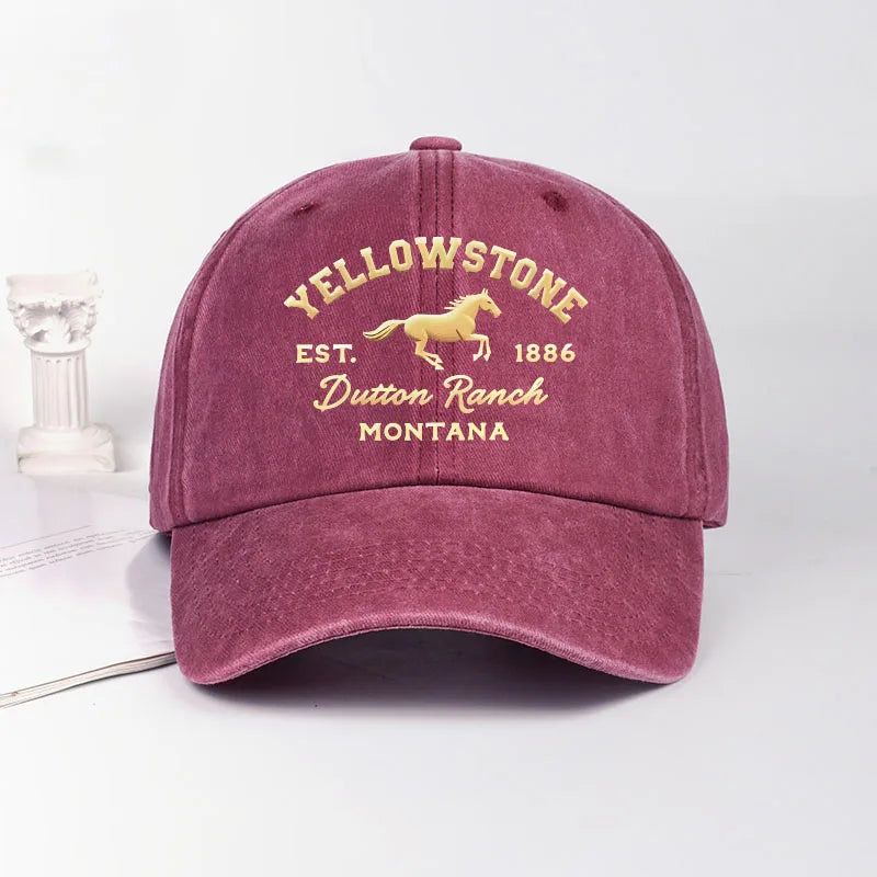 Yellowstone Horse Print Baseball Cap