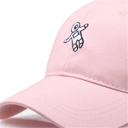 Astronaut Embroidered Snapback Baseball Cap