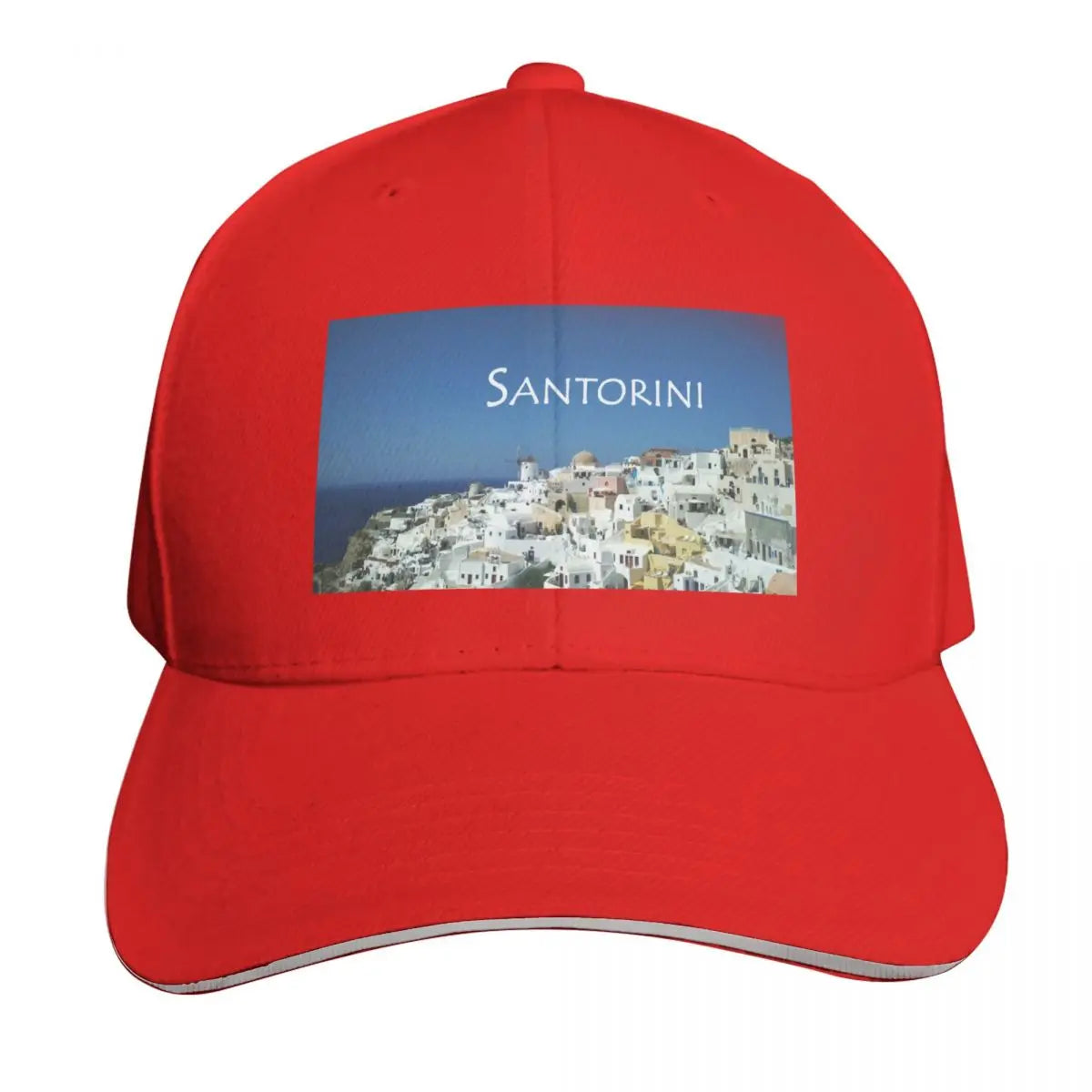 Santorini World's Best Places Baseball Cap