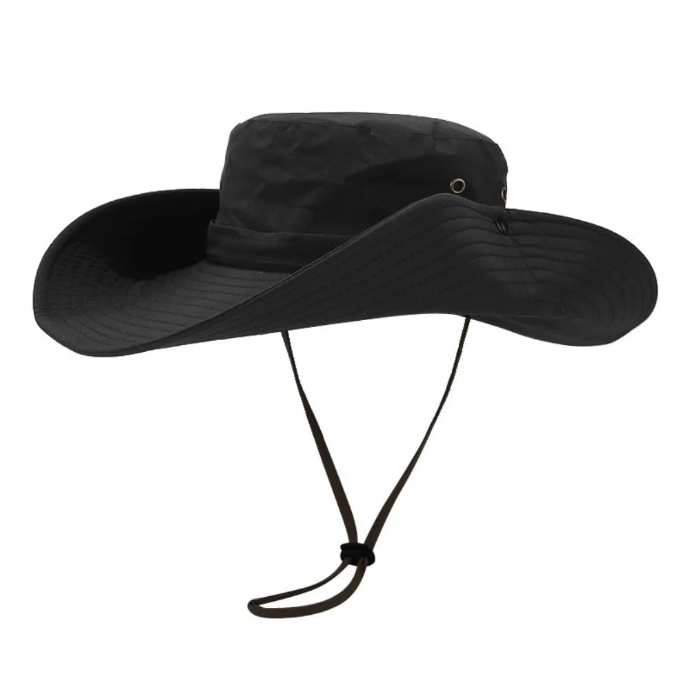 Quick-Dry Wide Brim UV Protection Hiking Bucket Hat