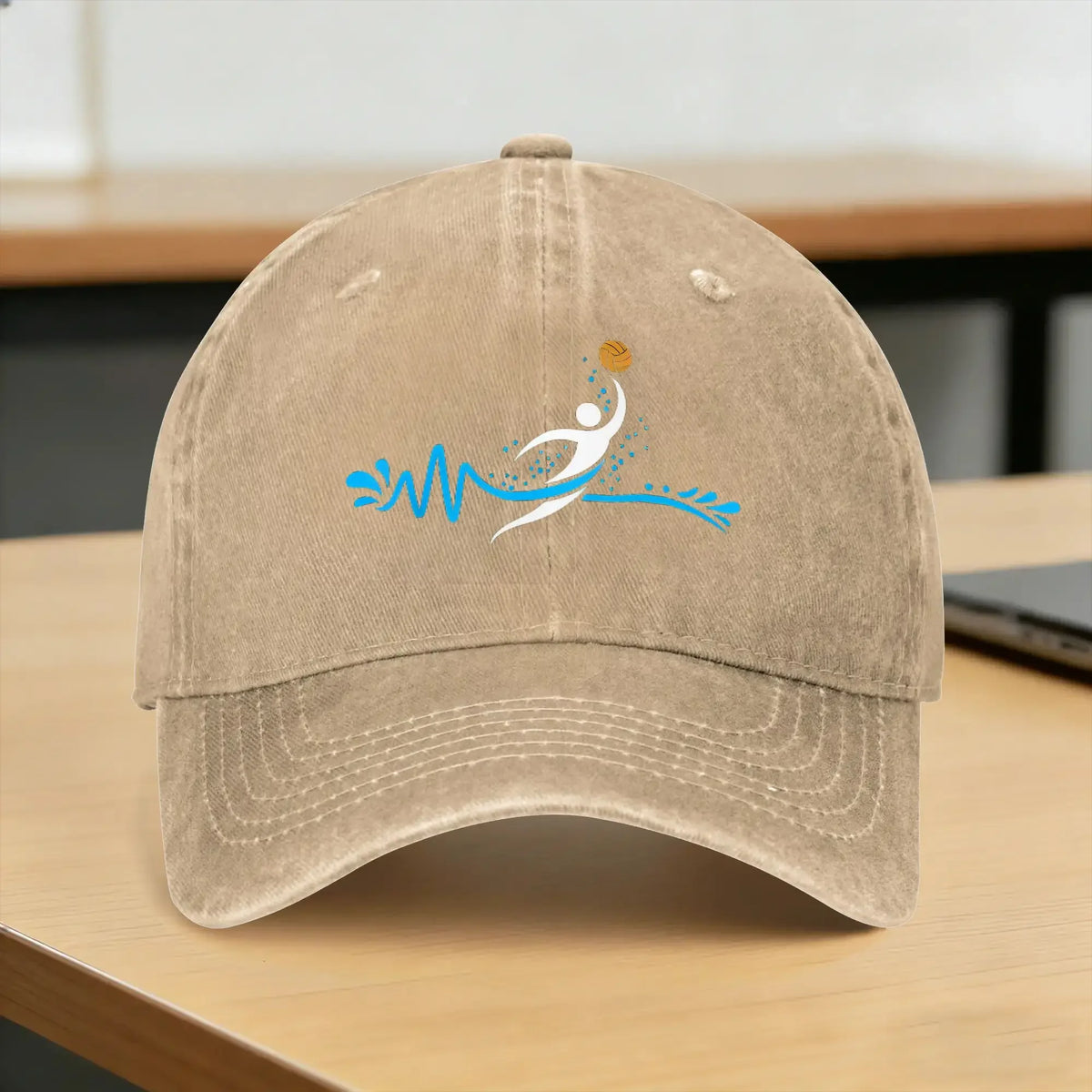 Water Polo Washed Cotton Baseball Cap