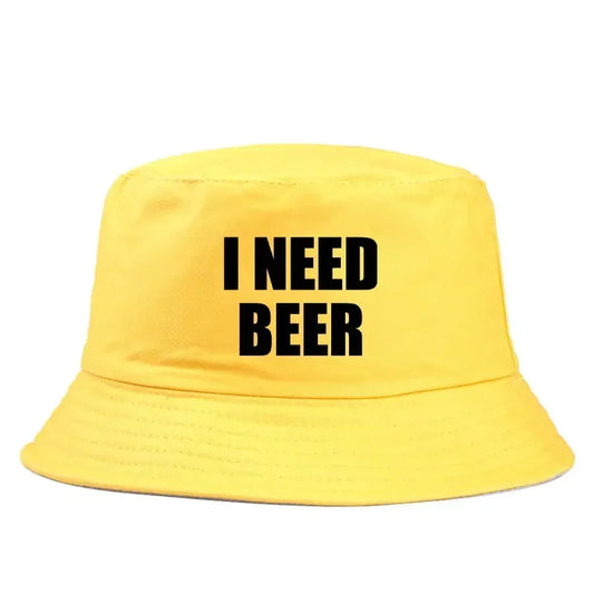 I Need Beer Fashion Reversible Bob Bucket Hat