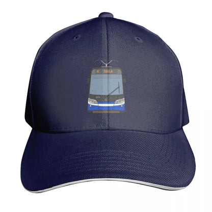 Riga Tram Vintage Transit Baseball Cap
