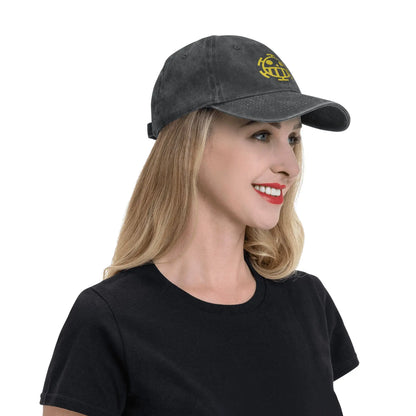 Trafalgar Law Retro Distressed Baseball Cap