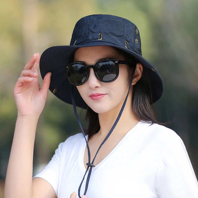 RICYGVM Wide Brim UV Protection Bucket Hat