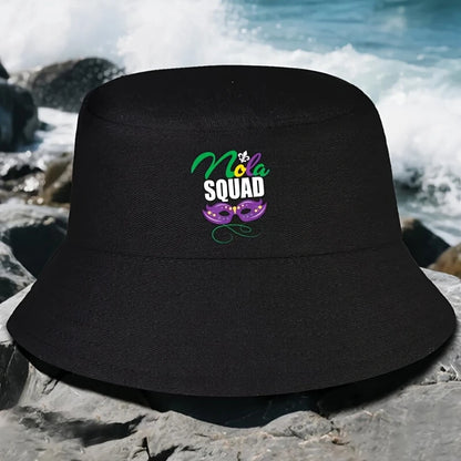 Carnival Nola Squad New Orleans Beads Bucket Hat