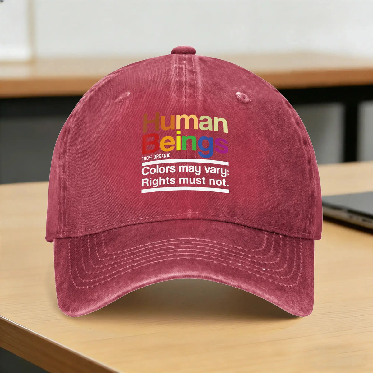 Human Being 100% Organic Y2K Cool Trucker Baseball Cap
