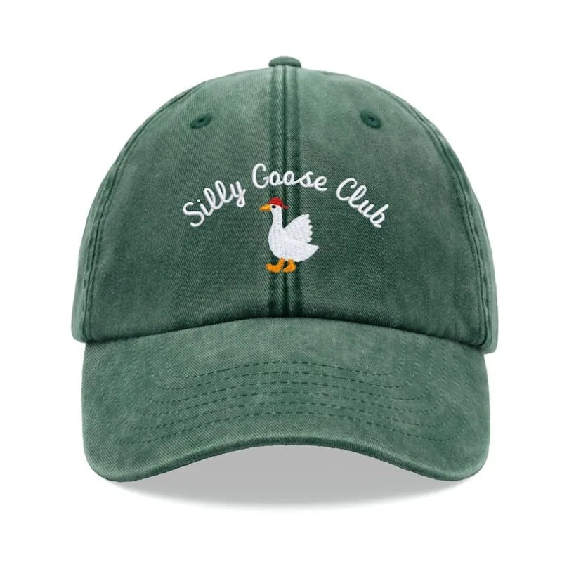 Vintage Chicken Print Adjustable Baseball Cap