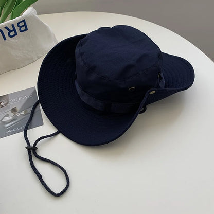 Large Brim Outdoor Fishing Sun Protection Bucket Hat