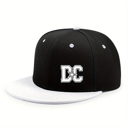 Letter Print Streetwear Adjustable Hip-Hop Snapback Cap