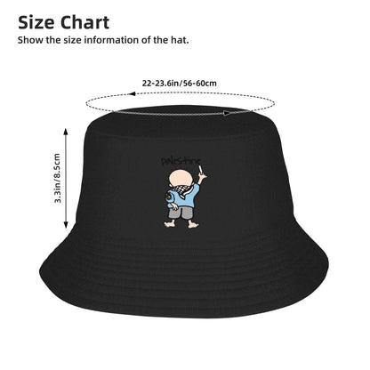 Handala Palestine Flag Print Bucket Hat