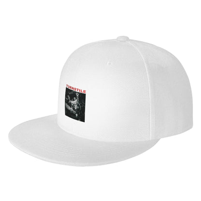 Turnstile American Hardcore Punk Band Flat Brim Snapback Cap