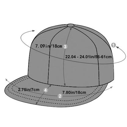 23 Basketball Embroidered Hip Hop Snapback Cap