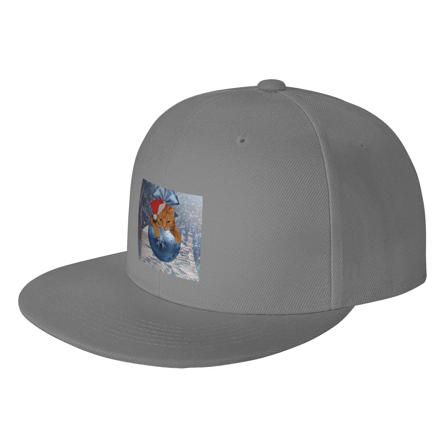 Christmas Cat Snapback Cap