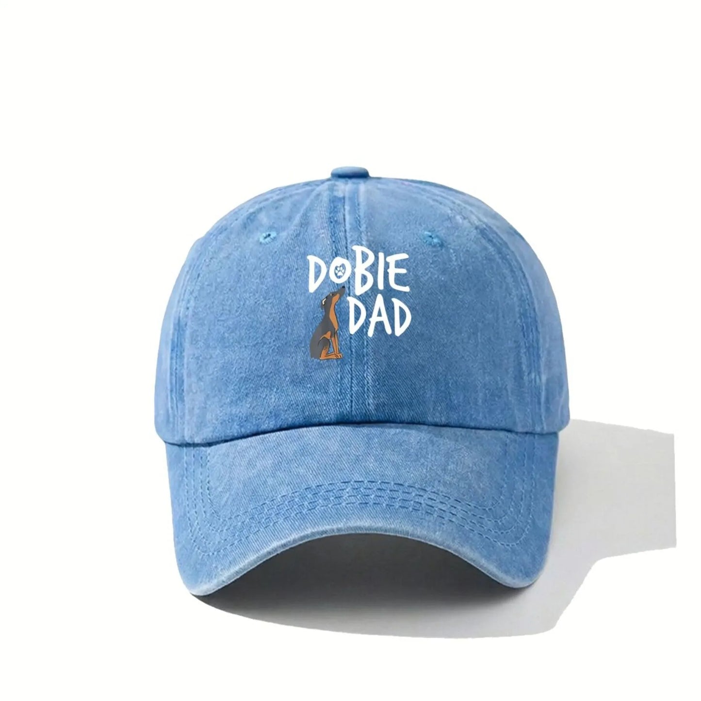 Dobie Dad Washed Baseball Cap