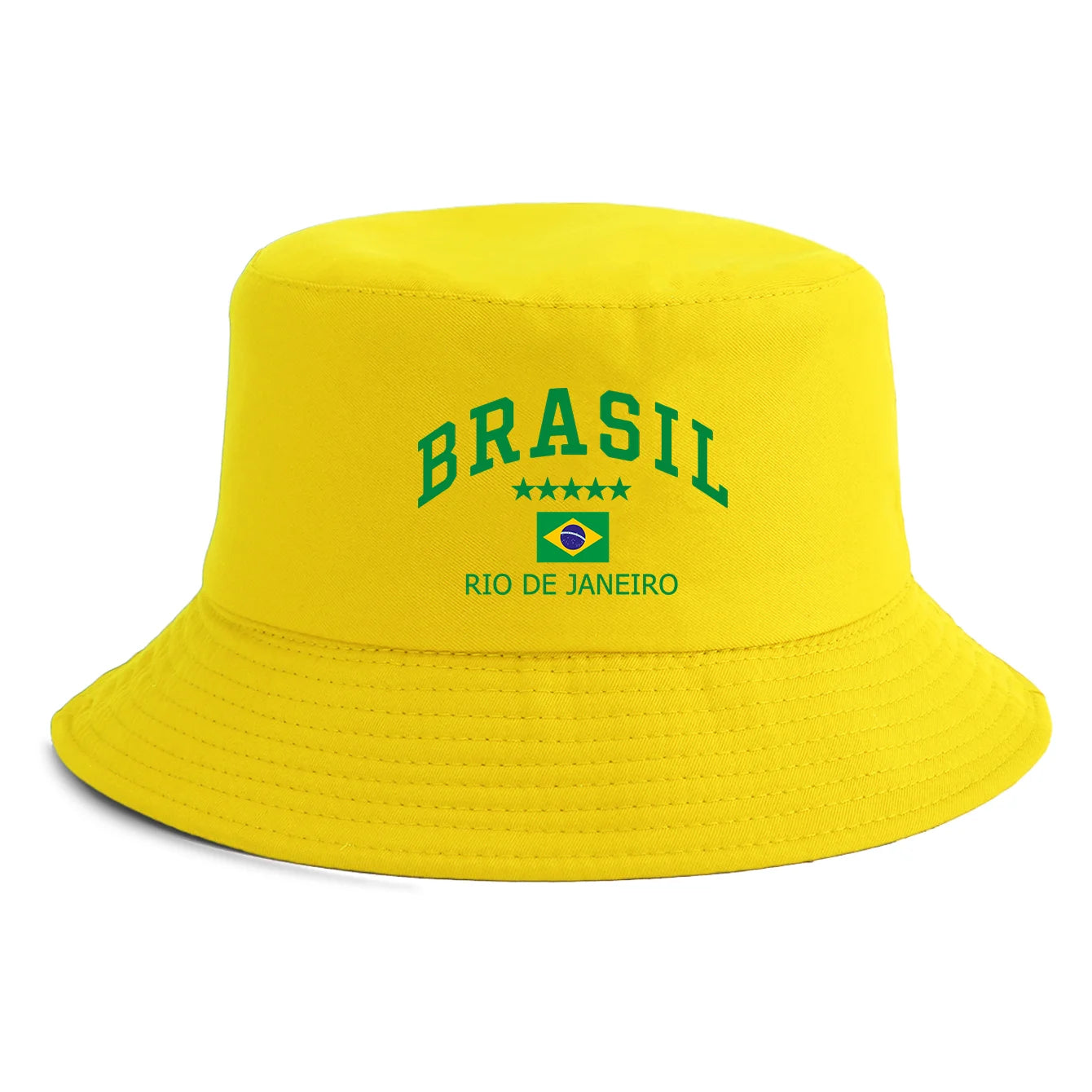 Brasil Rio De Janeiro Flag Bucket Hat