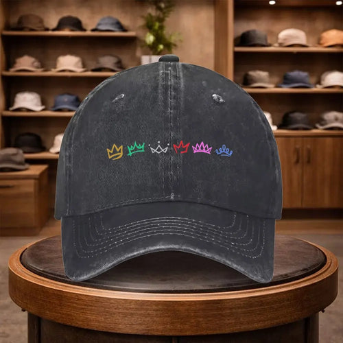 Colorful Crown Adjustable Lightweight Outdoor Baseball Cap