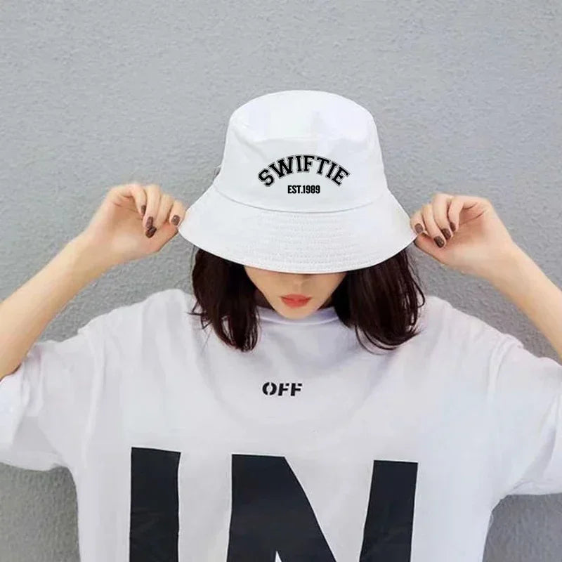 1989 Print Cotton Concert Bucket Hat Unisex