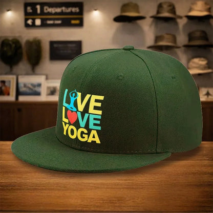 Love Yoga Street Style Snapback Cap