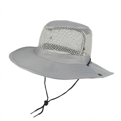 Foldable Mesh Wide Brim Fishing Bucket Hat