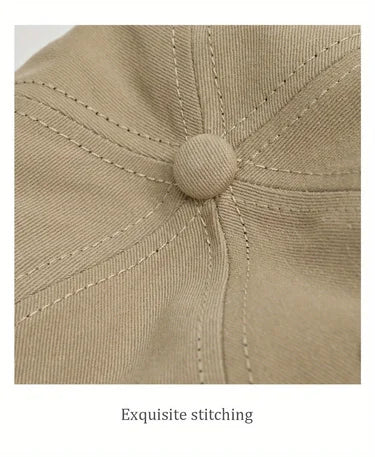 Stylish Bear Embroidered Baseball Cap Sun Protective