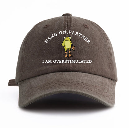 Cowboy Frog Meme Baseball Cap