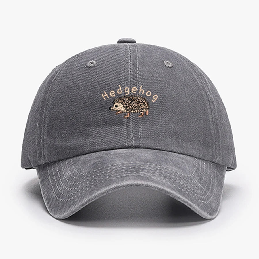 Vintage Embroidered Cotton Trucker Baseball Cap