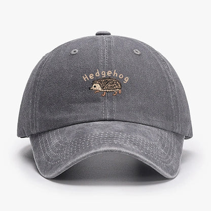 Vintage Embroidered Cotton Trucker Baseball Cap