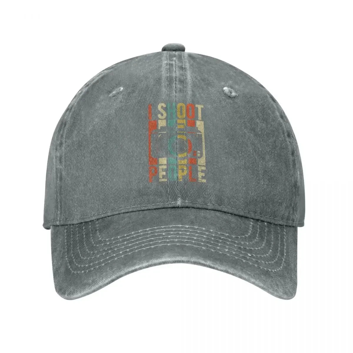 Vintage Photographer Distressed Baseball Cap