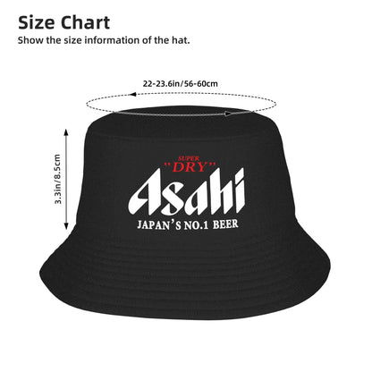 Asahi Beer Summer Casual Streetwear Bucket Hat