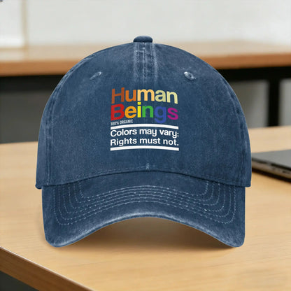 Human Being 100% Organic Y2K Cool Trucker Baseball Cap