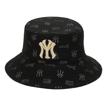 Unisex Letter Embroidery Fisherman Bucket Hats
