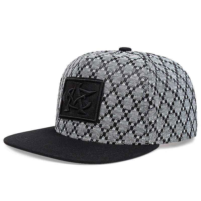 NF Letter Embroidered Hip-Hop Snapback Cap