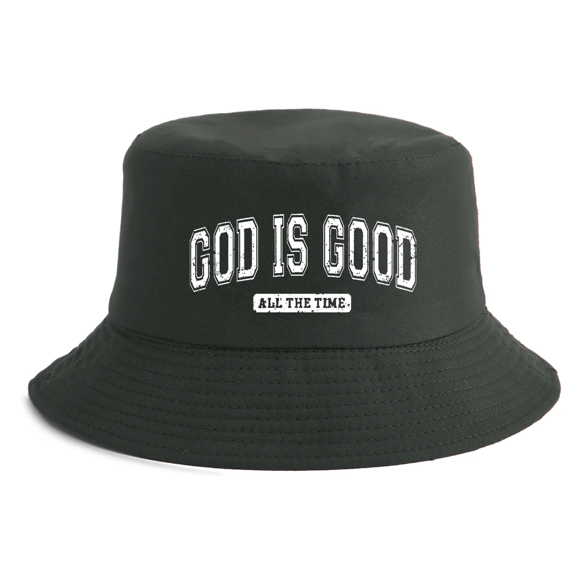 Reversible God Is Good Retro Bucket Hat