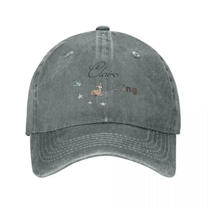 Clairo Singer Distressed Washed Baseball Cap Hat
