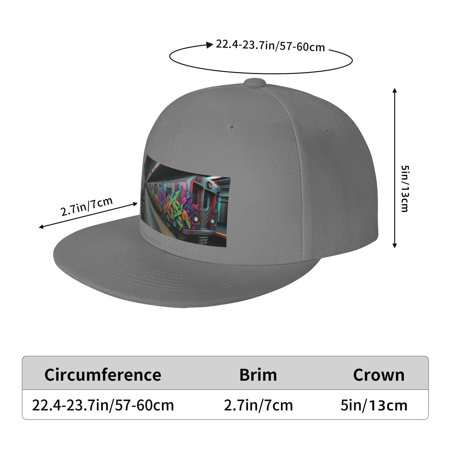 New York Graffiti Train102 Snapback Cap