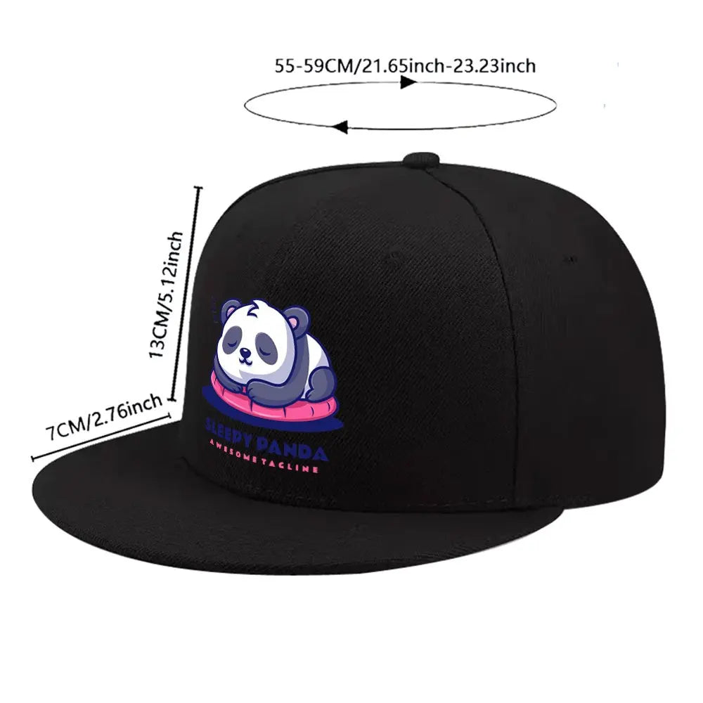 Sleepy Panda Snapback Cap