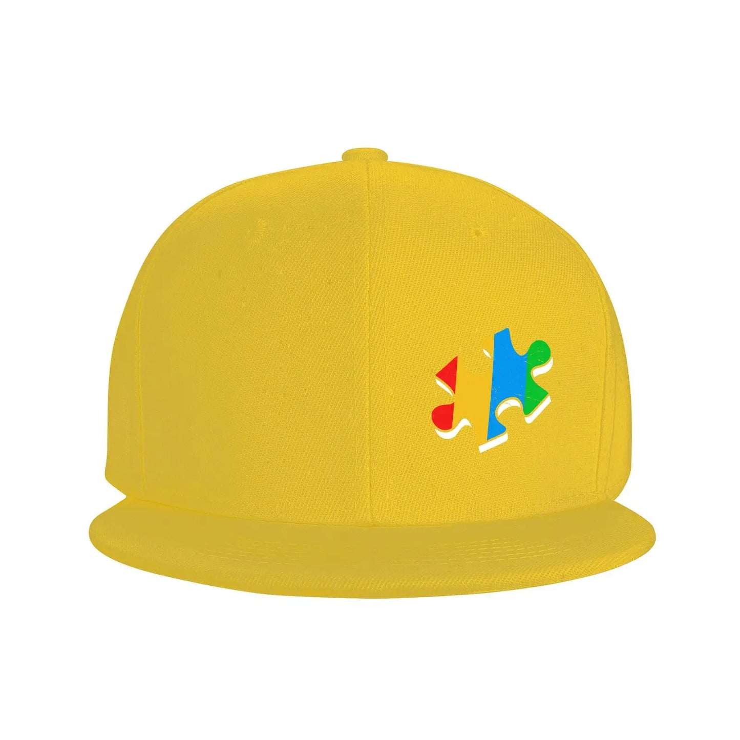 Autism Puzzle Piece Snapback Cap Hat