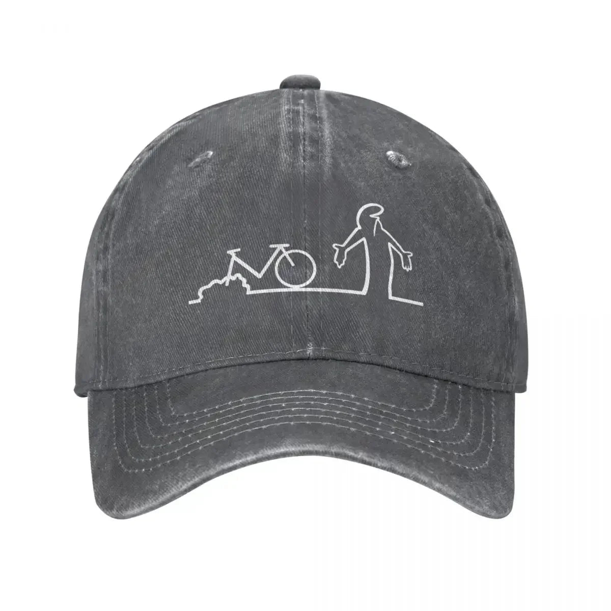 Bicycle La Linea Vintage Art Baseball Cap