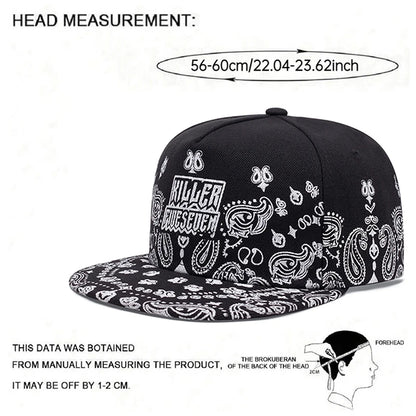 West Coast Floral Hip Hop Snapback Cap